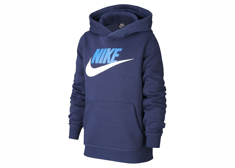 Nike Sportswear Kids Club Fleece Full-Zip Hoodie Midnight Navy