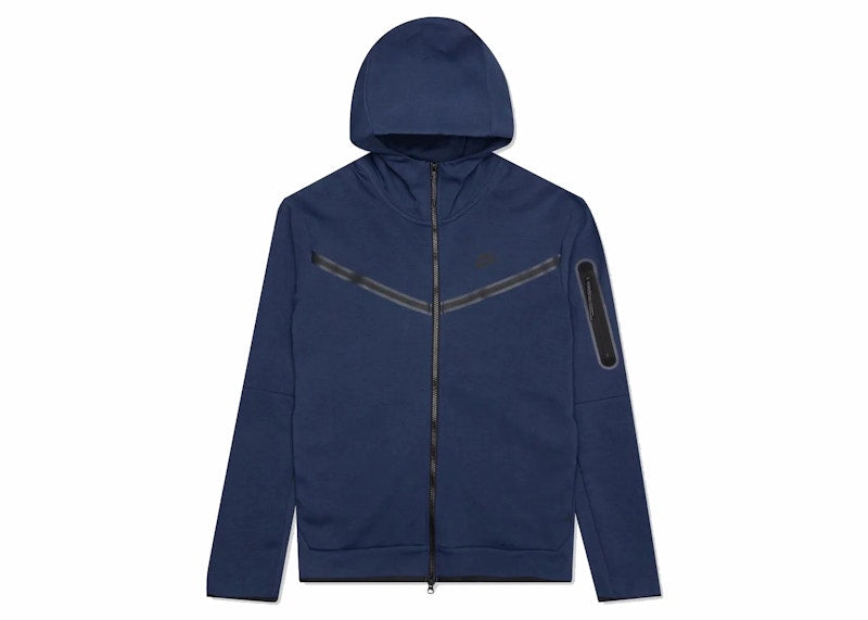 Nike Sportswear Kids' Tech Fleece Full-Zip Hoodie Navy/Black