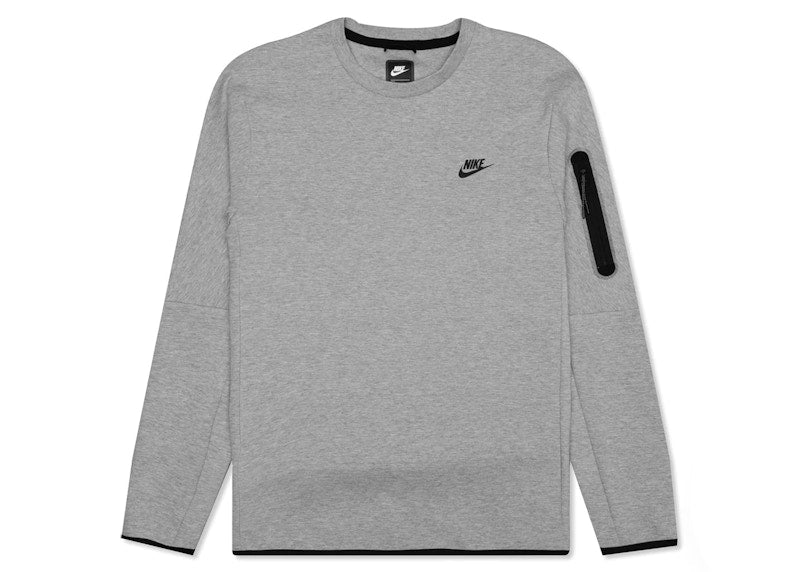 Nike Sportswear Tech Fleece Crew Dark Grey Heather