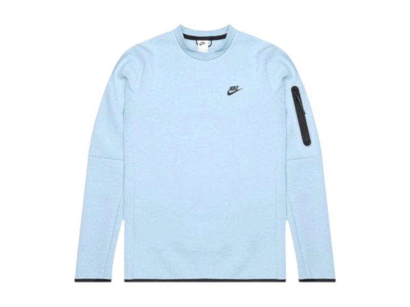 Nike Sportswear Tech Fleece Crewneck Hoodie Celestine Blue/White