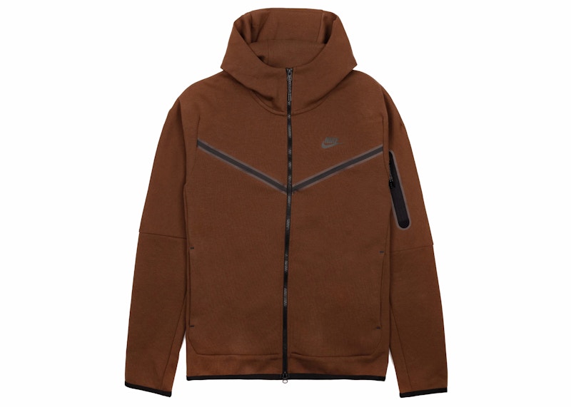 Nike Sportswear Tech Fleece Full-Zip Hoodie Brown