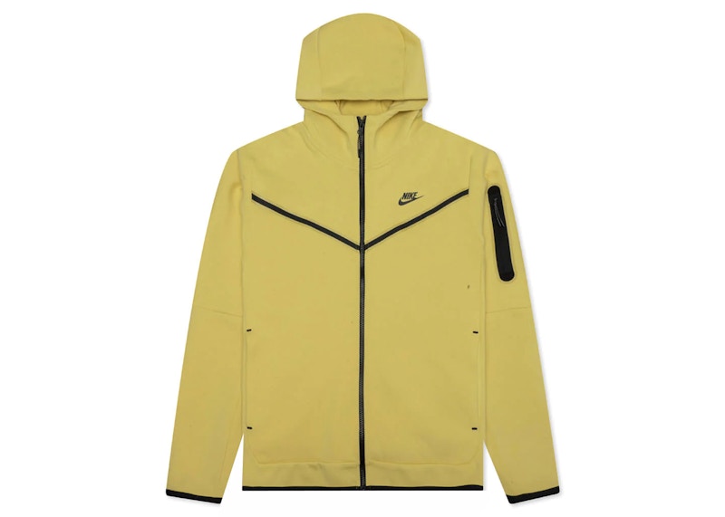 Nike Sportswear Tech Fleece Full-Zip Hoodie Saturn Gold/Black