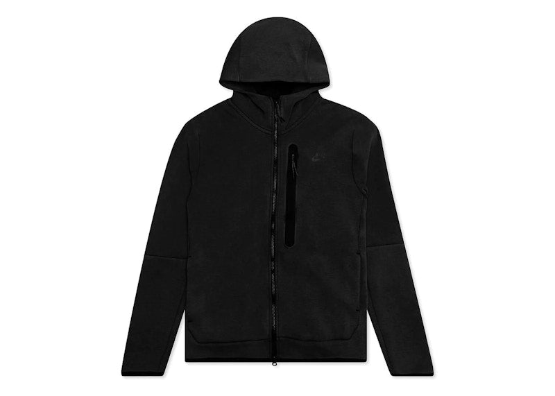 Nike Sportswear Tech Fleece Full-Zip Hoodie Washed Black/Black