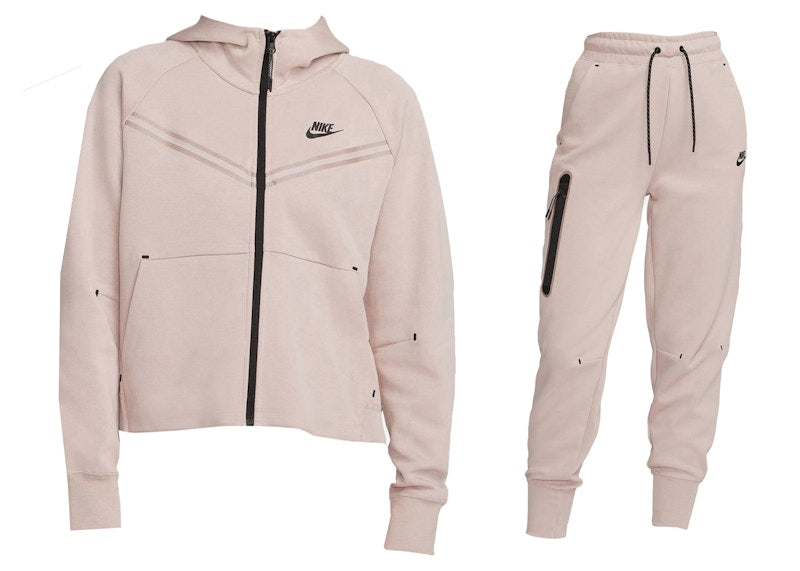 Nike Sportswear Tech Fleece Hoodie & Joggers Set Diffused Taupe/Black