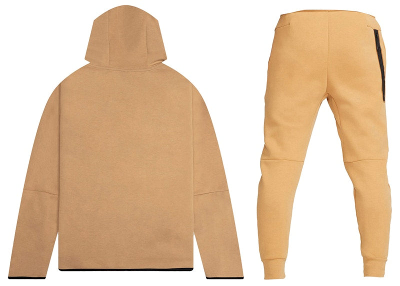 Nike Sportswear Tech Fleece Hoodie & Joggers Set Elemental Gold/Sail