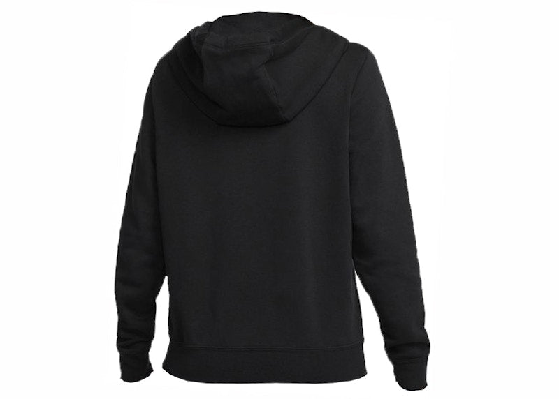 Nike Sportswear Women's Club Fleece Full-Zip Hoodie Black/White