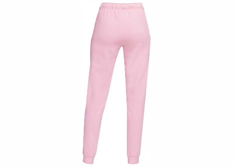 Nike Sportswear Women's Club Fleece Jogger Pants Med Soft Pink/White