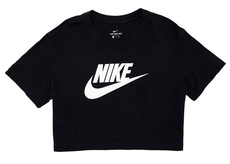Nike Sportswear Women's Essential Cropped T-shirt Black