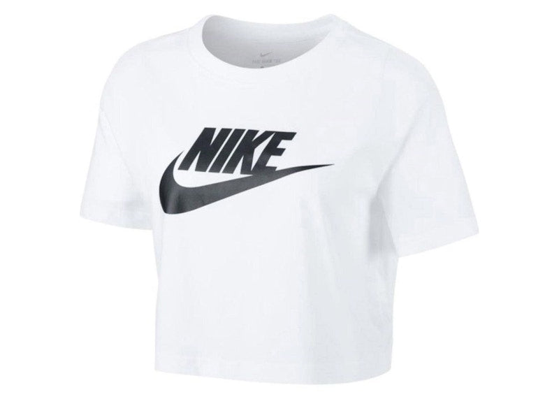 Nike Sportswear Women's Essential Cropped T-shirt White