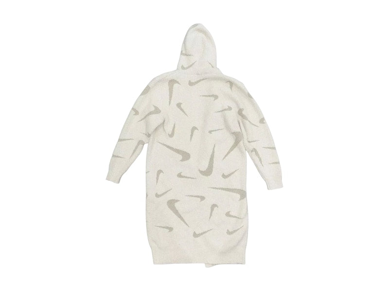 Nike Sportswear Women's Phoenix Cozy Boucle Long Knit Cardigan White