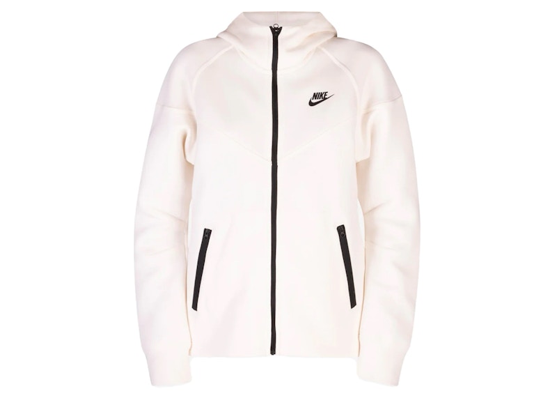 Nike Sportswear Women's Tech Fleece Windrunner Full-Zip Hoodie Pale Ivory/Black