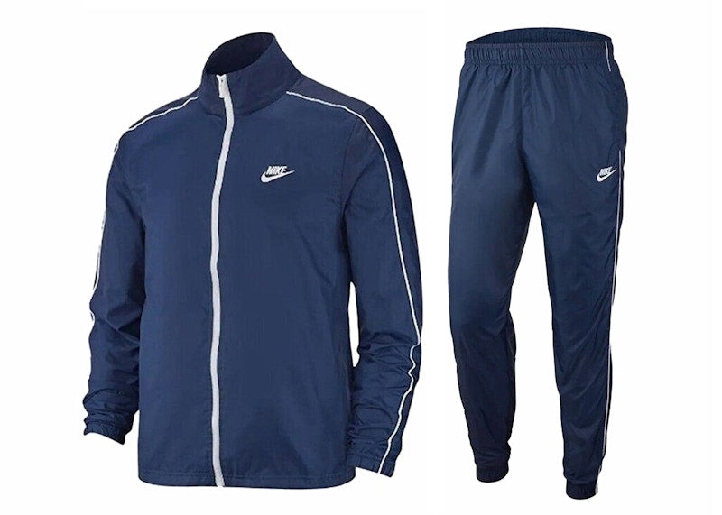 Nike Sportswear Woven Full Tracksuit Midnight Navy Blue