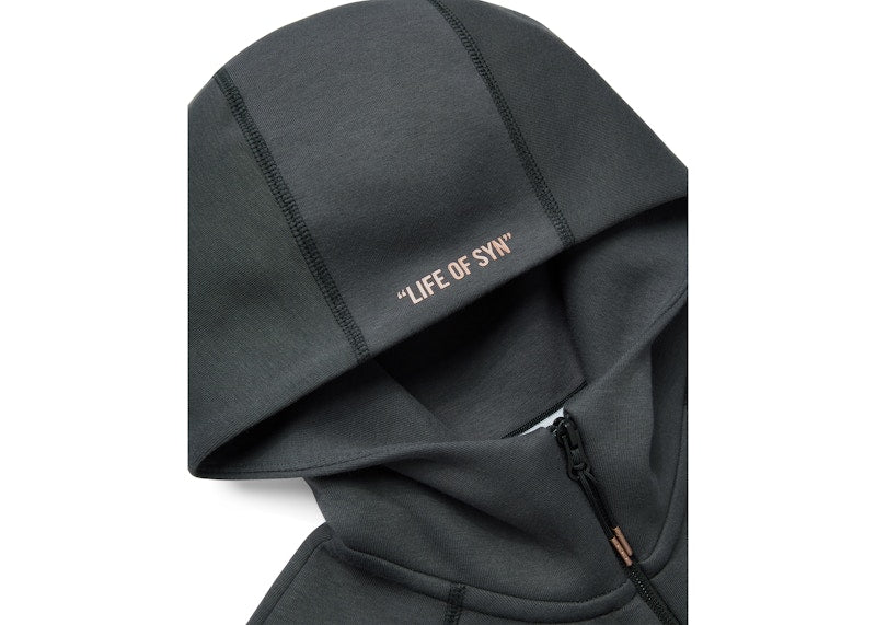 Nike Sportswear Tech Fleece x Central Cee Full Zip Hoodie Black/Metallic Red Bronze
