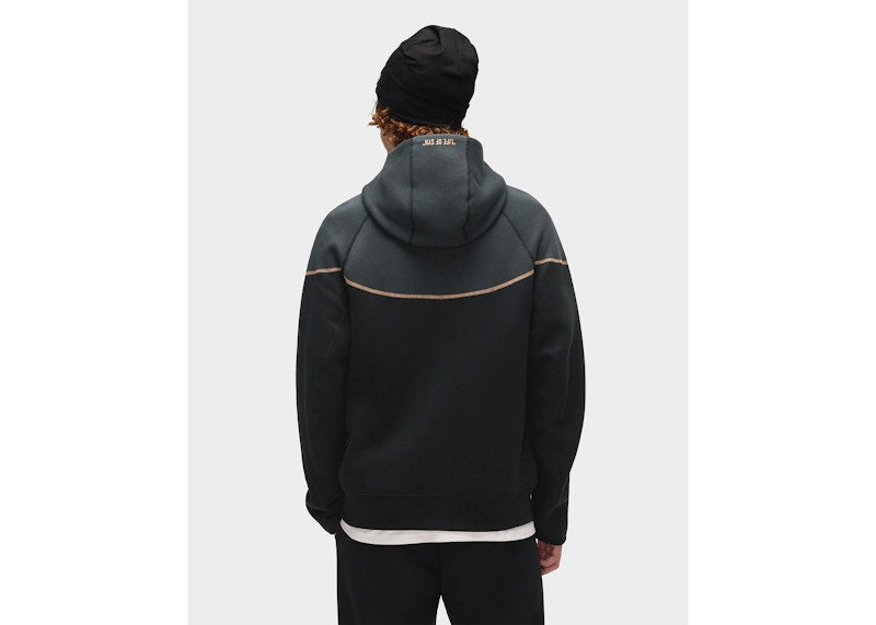 Nike Sportswear Tech Fleece x Central Cee Full Zip Hoodie Black/Metallic Red Bronze