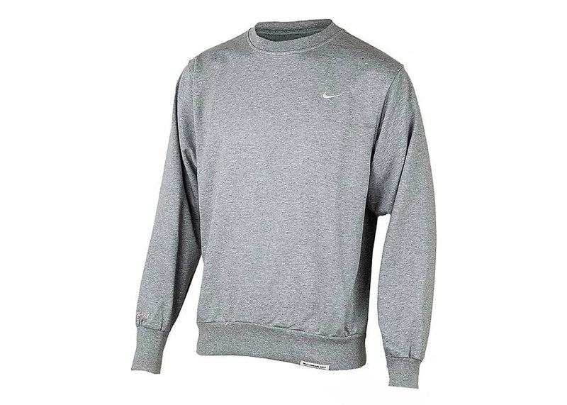Nike Standard Issue Basketball Crew Dri-Fit Loose Fit Sweatshirt Grey