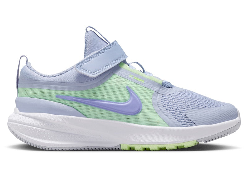 Nike Star Runner 5 Ghost Barely Volt Football Grey Light Thistle (PS)