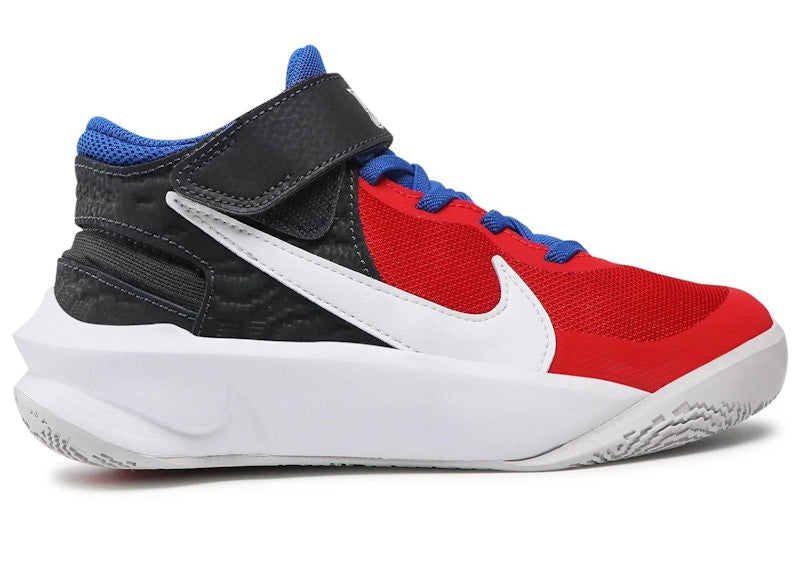 Nike Team Hustle D 10 Flyease University Red Game Royal (GS)