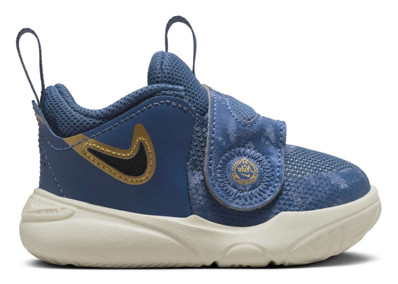 Nike Team Hustle D 11 Mystic Navy Pale Ivory Metallic Gold Black (TD)
