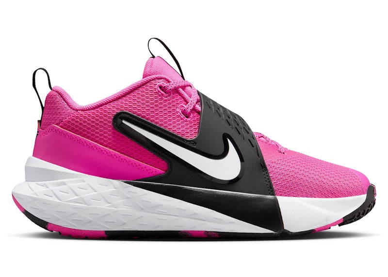 Nike Team Hustle D 12 Laser Fuchsia Black White (GS)