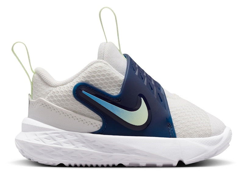 Nike Team Hustle D 12 White Midnight Navy Volt Tint (TD)