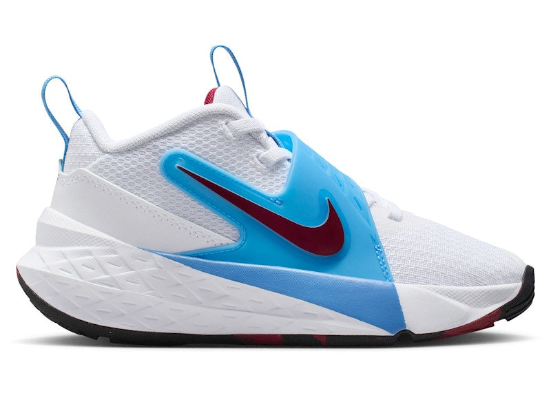 Nike Team Hustle D 12 White University Blue Black Team Red (PS)
