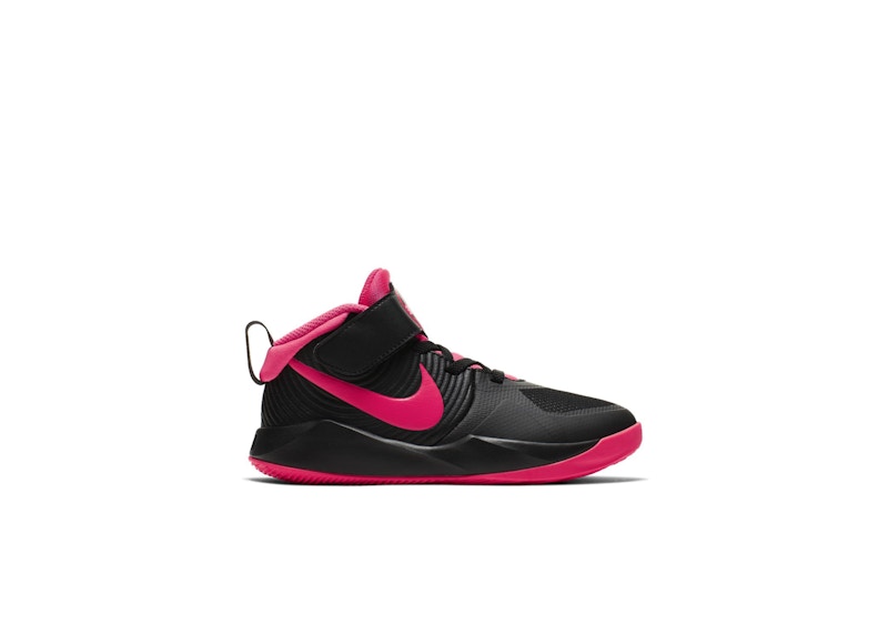 Nike Team Hustle D 9 Black Racer Pink (PS)