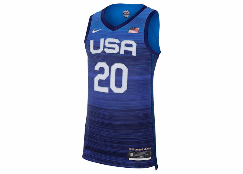 Nike Team USA 2020 Road Vaporknit Authentic Jersey Blue