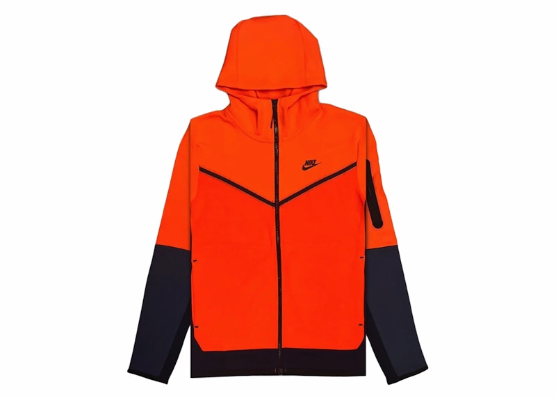 Nike Sportswear Tech Fleece Full-Zip Hoodie Orange/Blue/Black