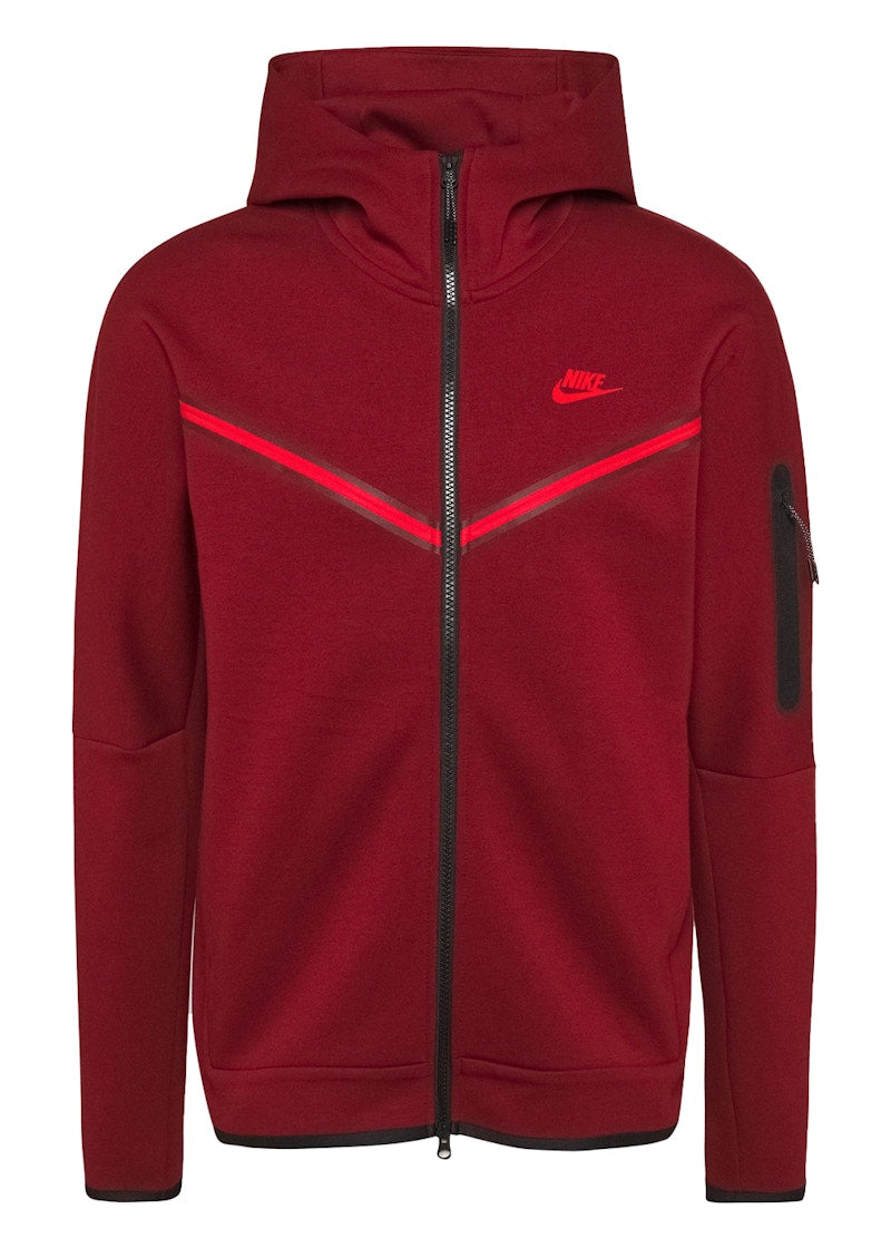 Nike Sportswear Tech Fleece Full-Zip Hoodie Team Red/Black