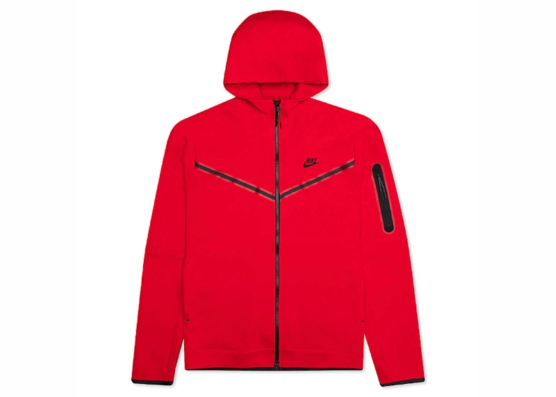 Nike Sportswear Tech Fleece Full-Zip Hoodie University Red