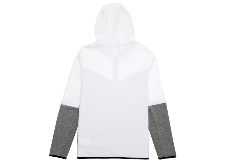 Nike Sportswear Tech Fleece Full-Zip Hoodie White/Black/Carbon Heather/Black