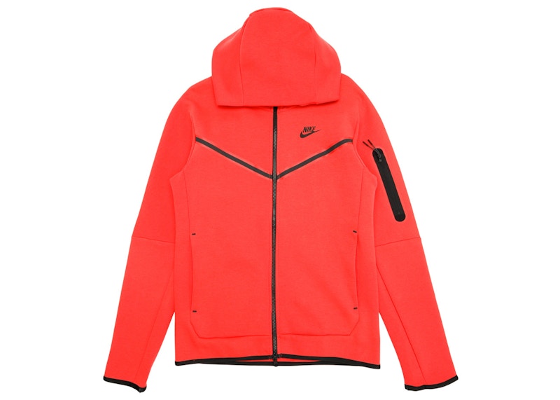 Nike Sportswear Tech Fleece Full-Zip Hoodie Lobster Red/Black
