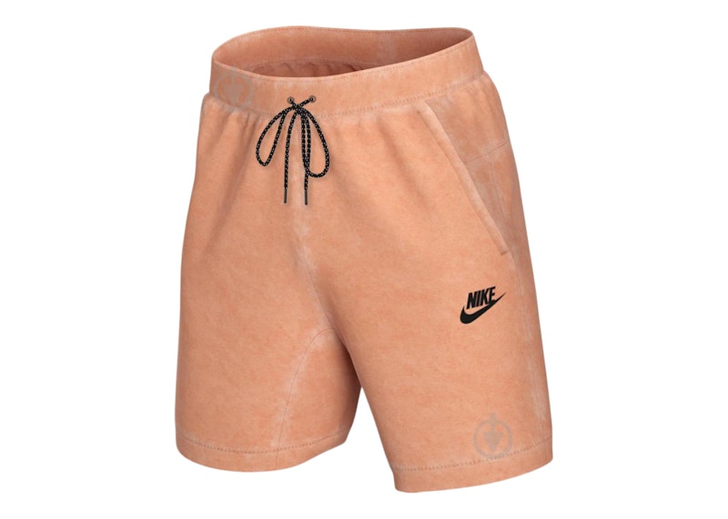 Nike Sportswear Tech Fleece Washed Shorts Orange Frost