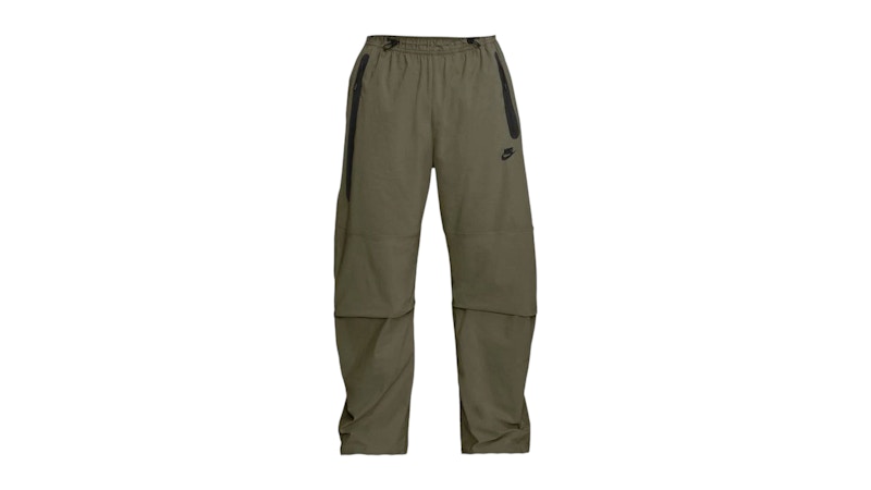 Nike Tech Woven Oversized Pants Medium Olive/Black