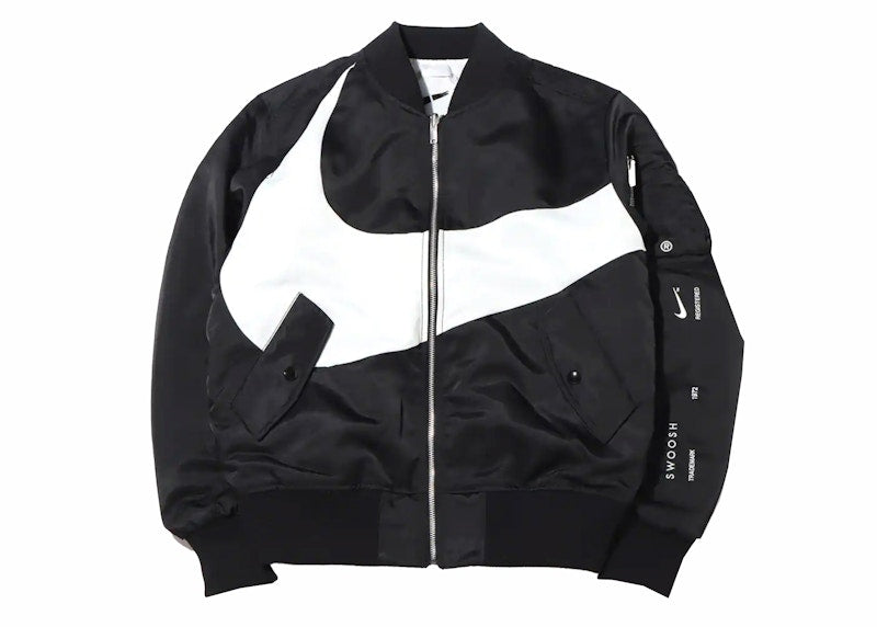 Nike Therma-FIT Synthetic Phil Reversible Bomber Jacket Black