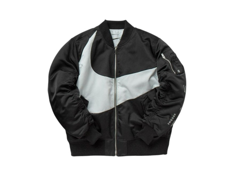 Nike Therma-Fit Synthetic Fill Reversible Bomber Jacket Black/White