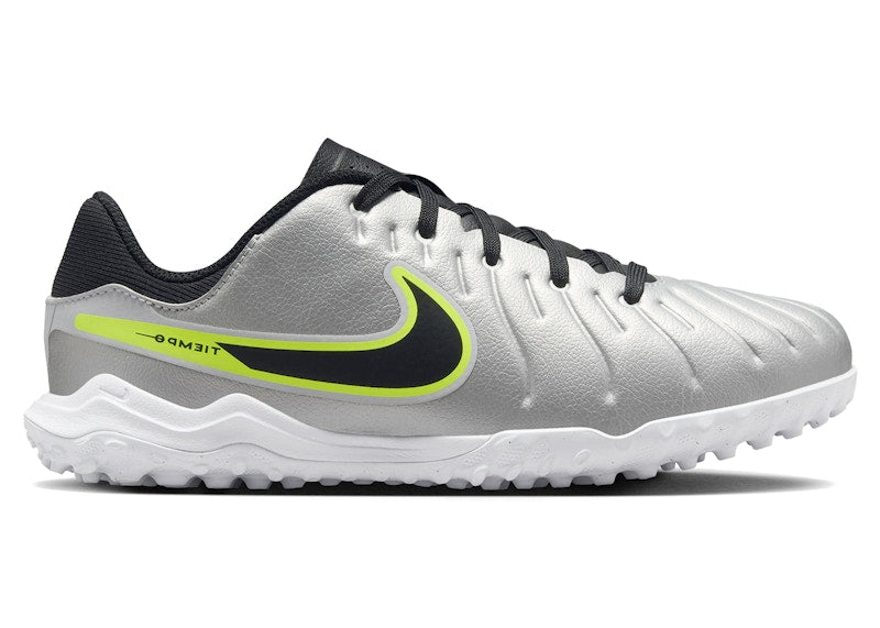 Nike Tiempo Legend 10 Academy TF Metallic Silver Volt Black (GS)
