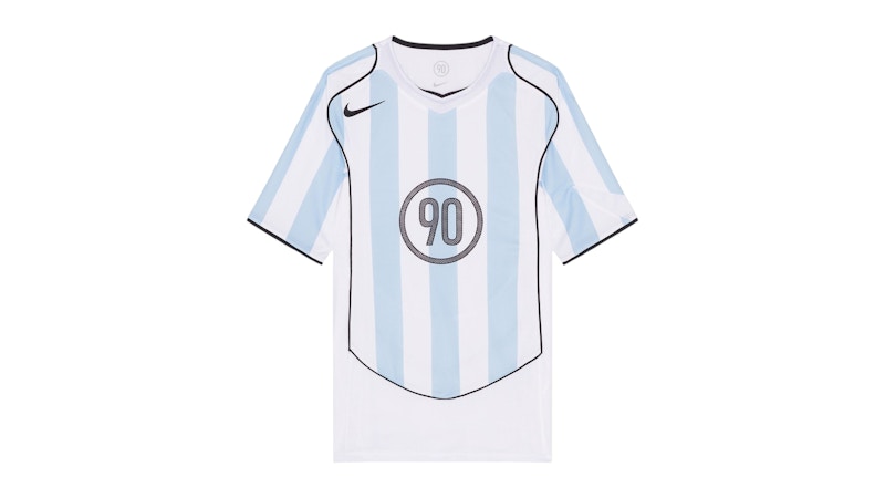 Nike Total 90 Soccer Jersey Blue/White Stripe