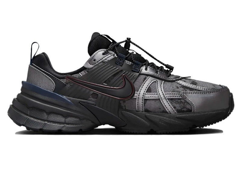 Nike V2K Run Metallic Dark Grey Burgundy Crush (Women's)