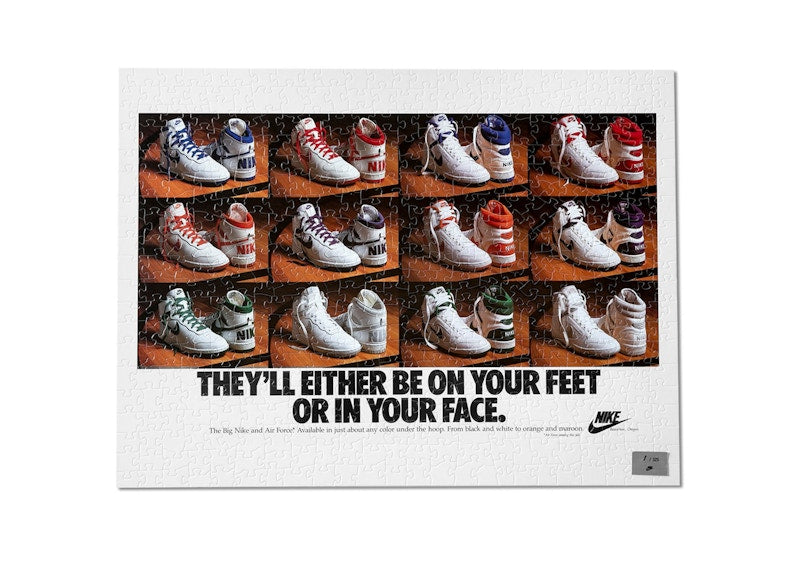 Nike Vintage Ad Puzzle Set #1 (Set of 3 - 500 Pieces Each)