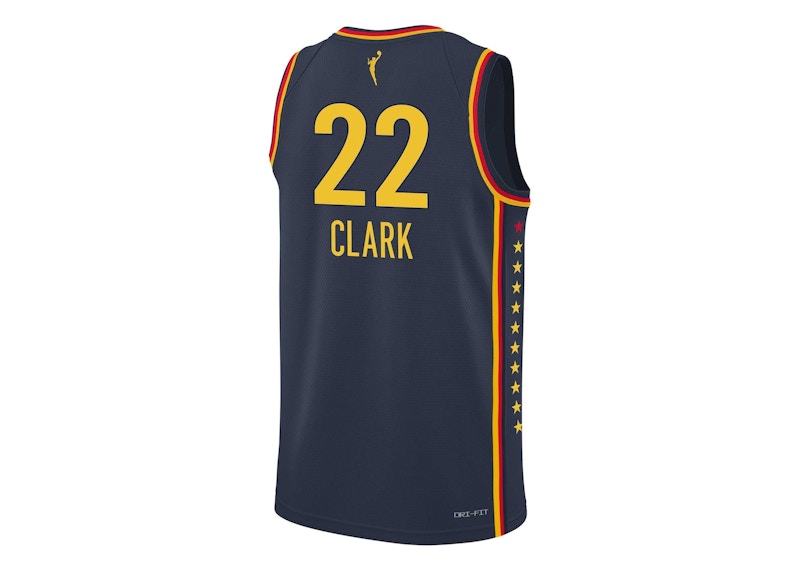 Nike WNBA Kids Caitlin Clark Indiana Fever Dri-FIT Victory Jersey College Navy