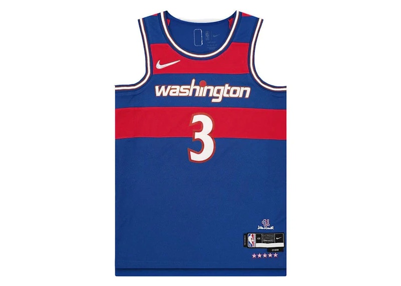 Nike Washington Wizzards Bradley Beal City Edition Jersey Blue