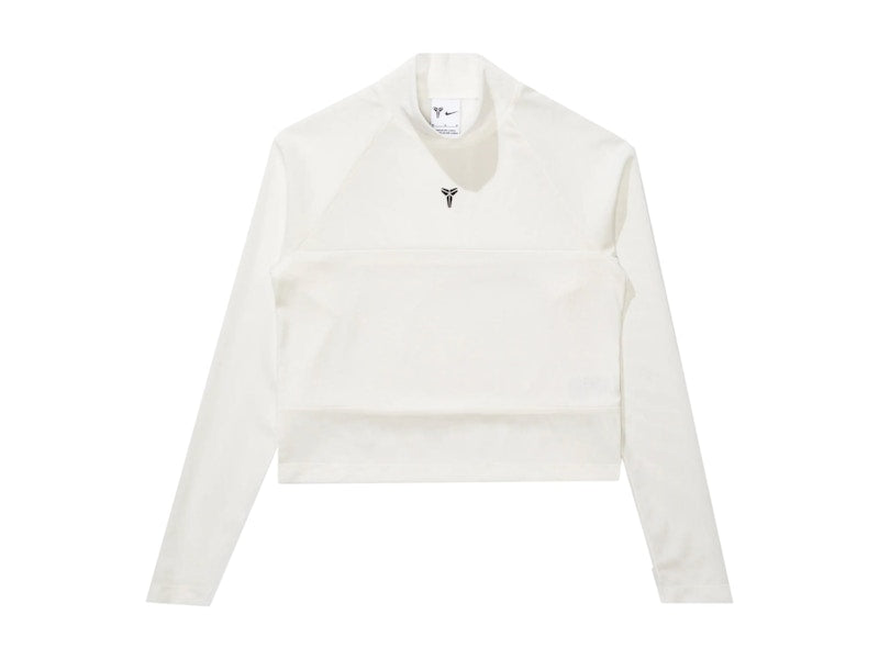 Nike Women's Kobe Bryant L/S Cropped Top Sail/Black