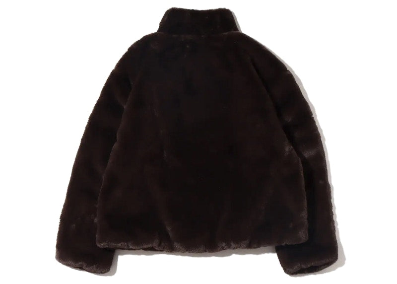 Nike Womens Oversized Swoosh Logo Jacket (Asia Sizing) Velvet Brown