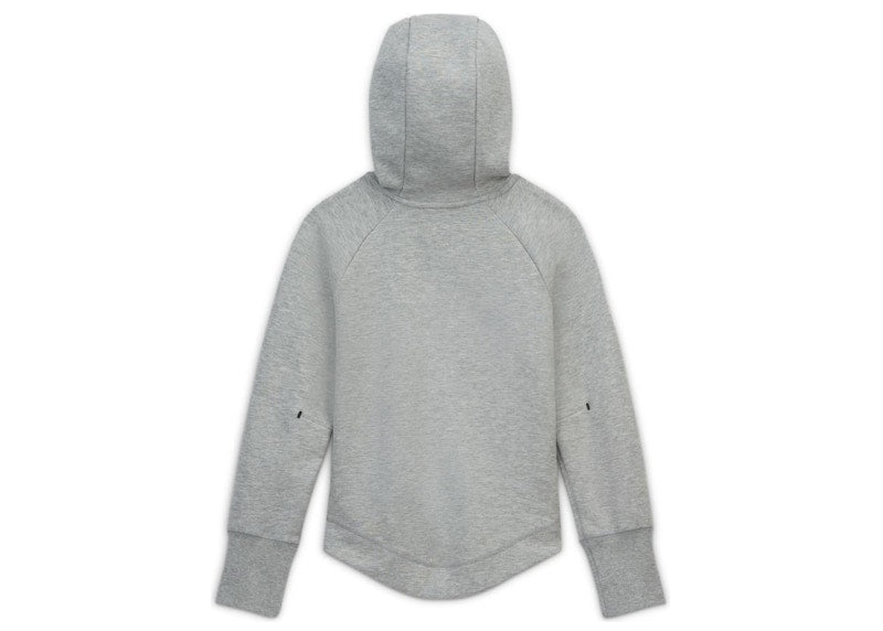 Nike Sportswear Kids' Tech Fleece Full-Zip Hoodie Dark Grey Heather/Black