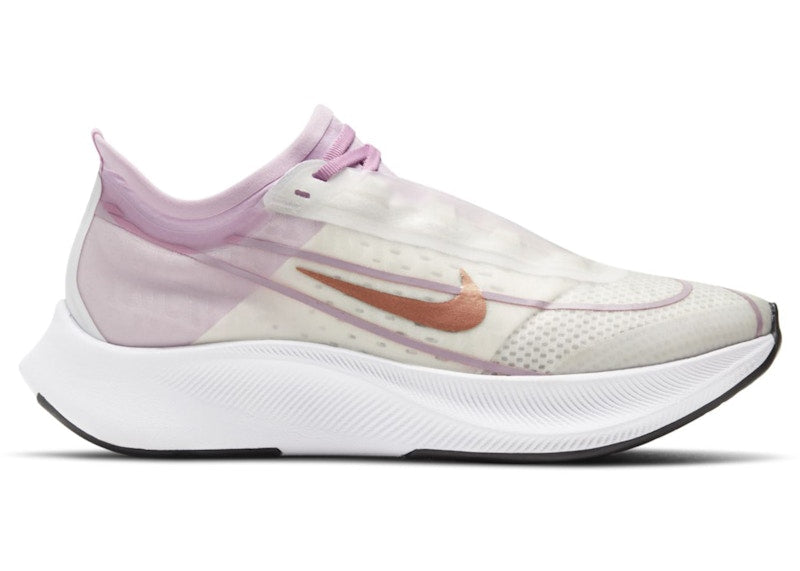 Nike Zoom Fly 3 White Light Arctic Pink Bronze (Women's)
