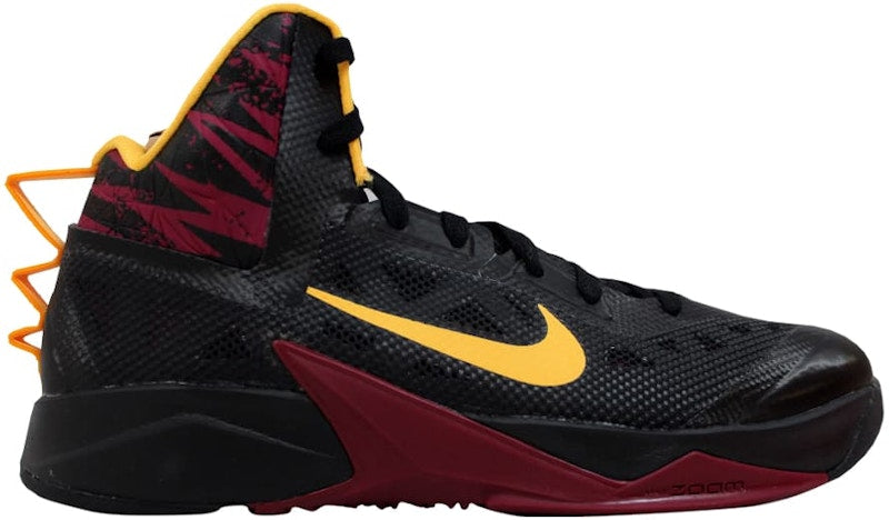 Nike Zoom Hyperfuse 2013 Black/Laser Orange-Raspberry Red