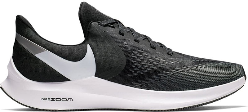 Nike Zoom Winflo 6 Black White Dark Grey