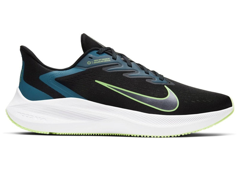 Nike Zoom Winflo 7 Black Valerian Blue