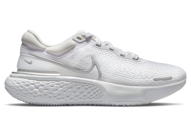 Nike ZoomX Invincible Run Flyknit White Metallic Silver (Women's)